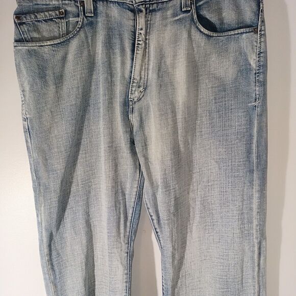Levis 569 Jeans Men's 40x32 Blue Light Wash Denim Loose Straight - Picture 3 of 16